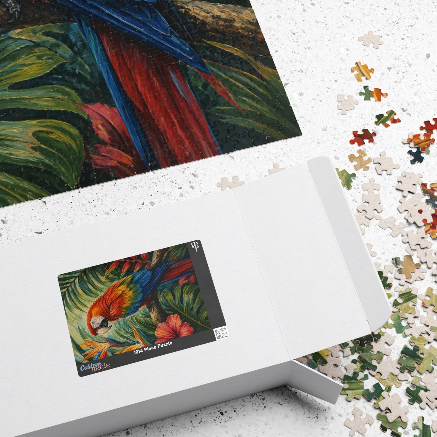 Tropical Macaw Jigsaw Puzzle (1014 Pieces)