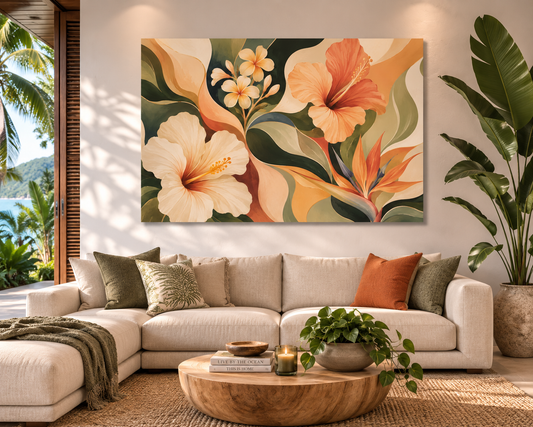 How to Create a Resort-Style Home with Tropical Wall Art