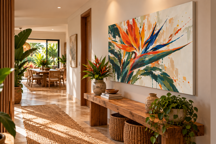 Bird of Paradise Wall Art