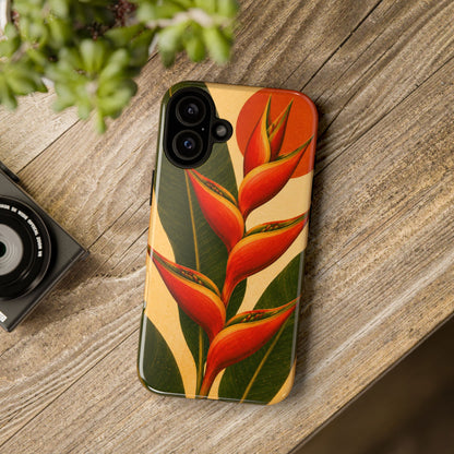 Tough Case — Tropical Heliconia Phone Case