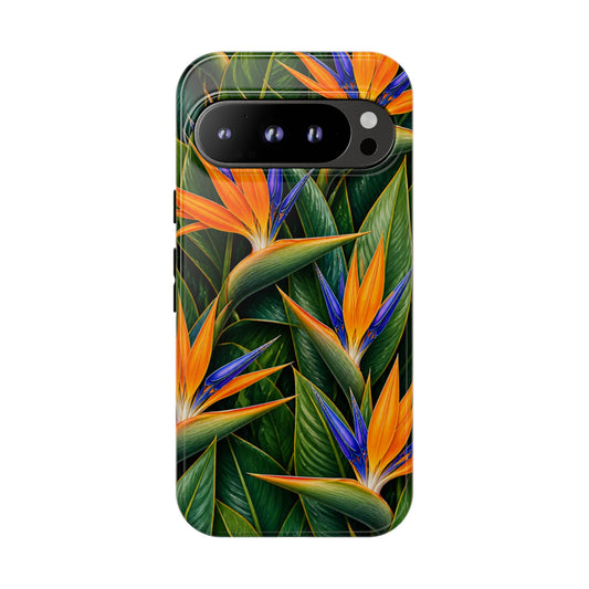 Bird of Paradise Phone Case — Tropical Floral Protective Cover