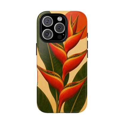 Tough Case — Tropical Heliconia Phone Case