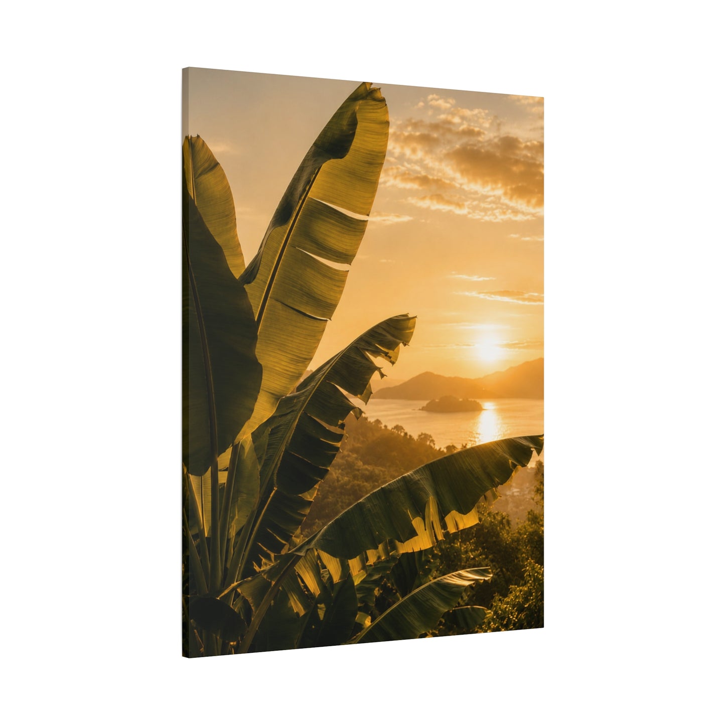 Tropical Sunset Canvas Print