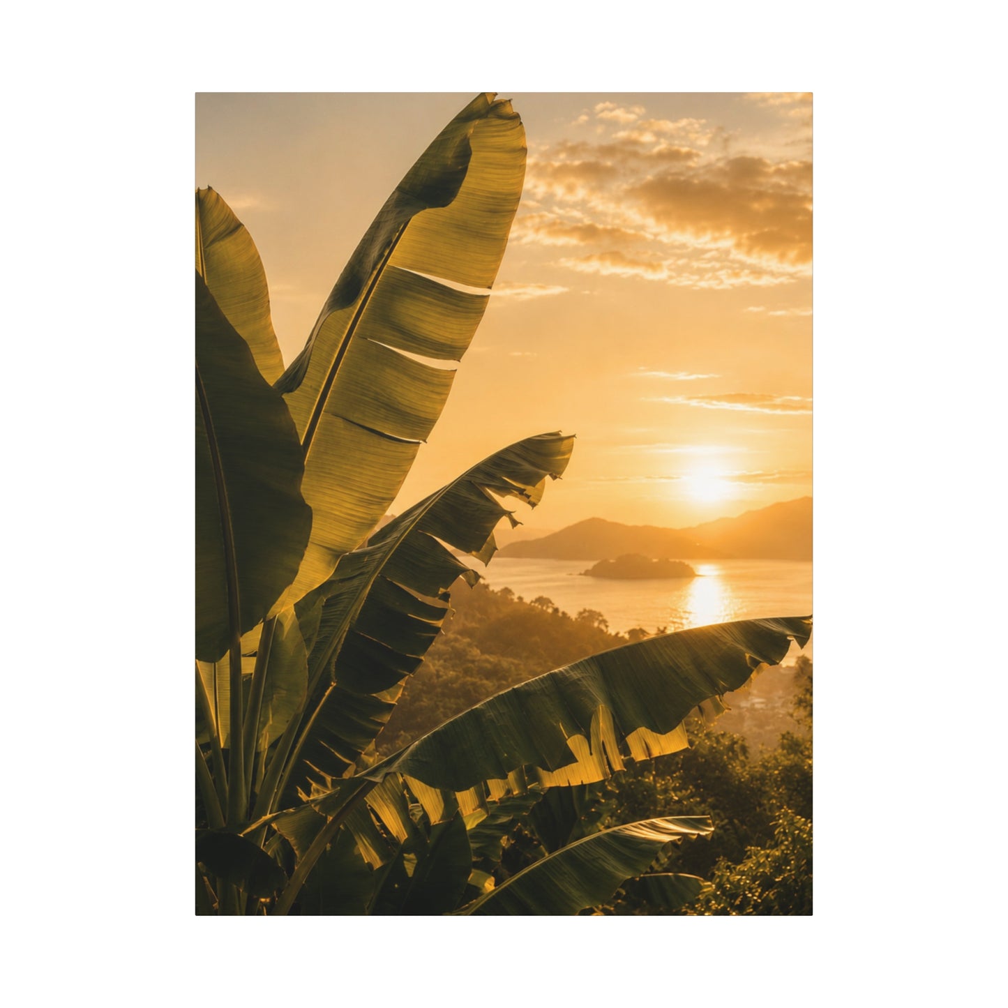 Tropical Sunset Canvas Print