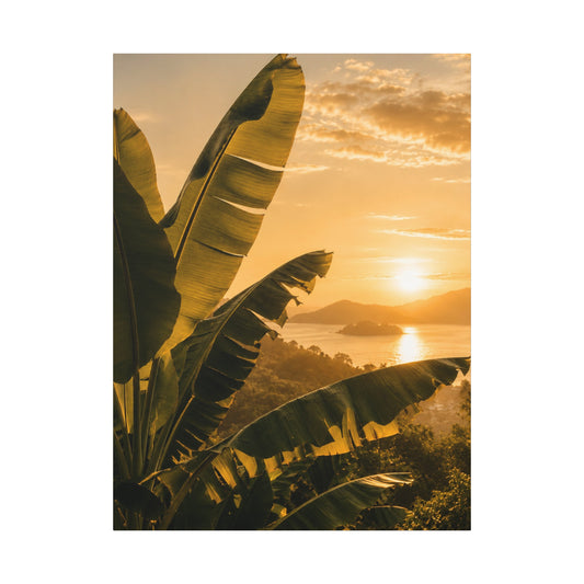 Tropical Sunset Canvas Print