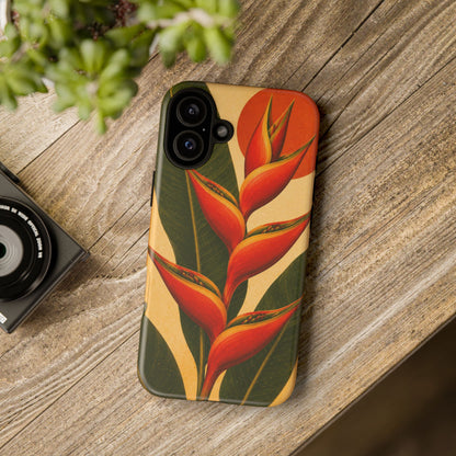 Tough Case — Tropical Heliconia Phone Case