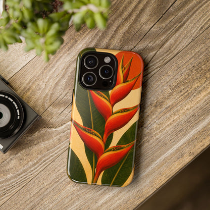 Tough Case — Tropical Heliconia Phone Case