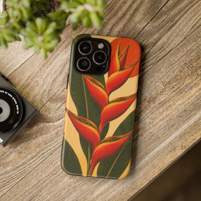 Tough Case — Tropical Heliconia Phone Case