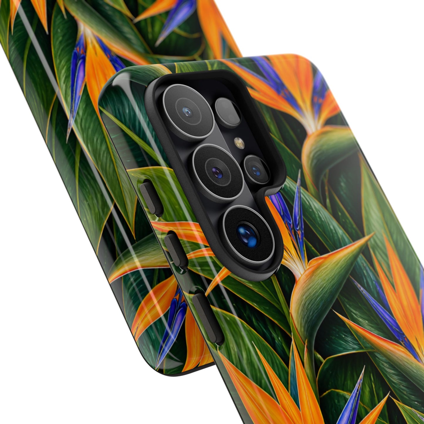 Bird of Paradise Phone Case — Tropical Floral Protective Cover