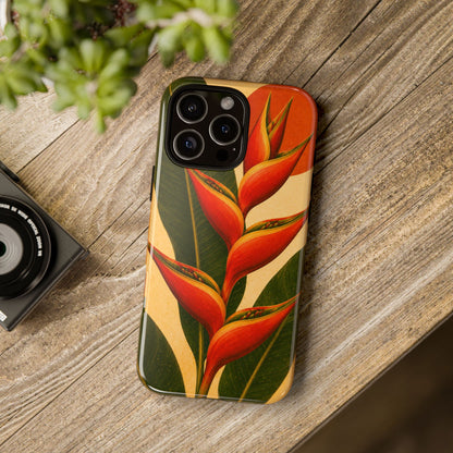 Tough Case — Tropical Heliconia Phone Case