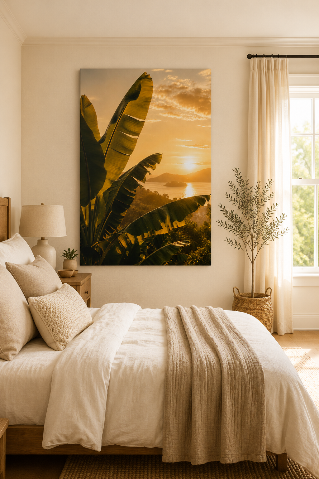 Tropical Sunset Canvas Print