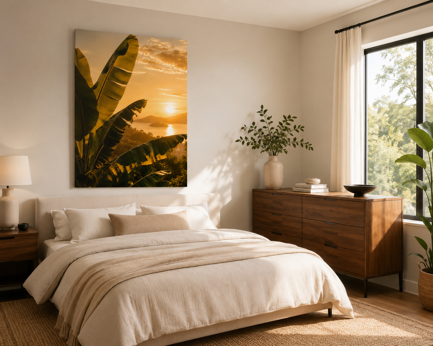 Tropical Sunset Canvas Print