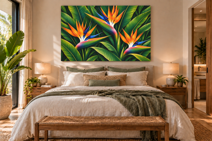 Bold Bird of Paradise Blooms