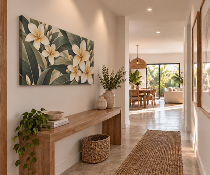 Frangipani Plumeria Tropical Flora (Wide Angle)
