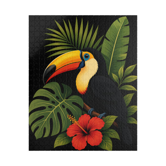Tropical Toucan Puzzle — Vibrant Jungle Bird Jigsaw 520 pieces