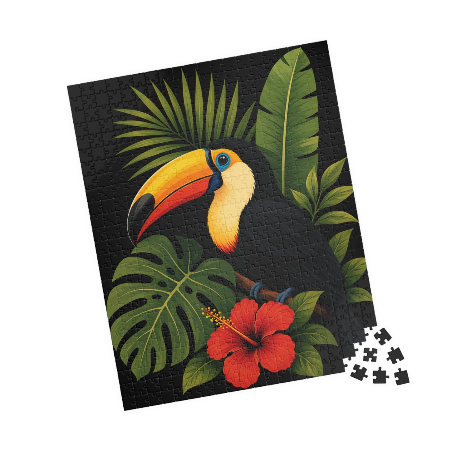 Tropical Toucan Puzzle — Vibrant Jungle Bird Jigsaw 520 pieces