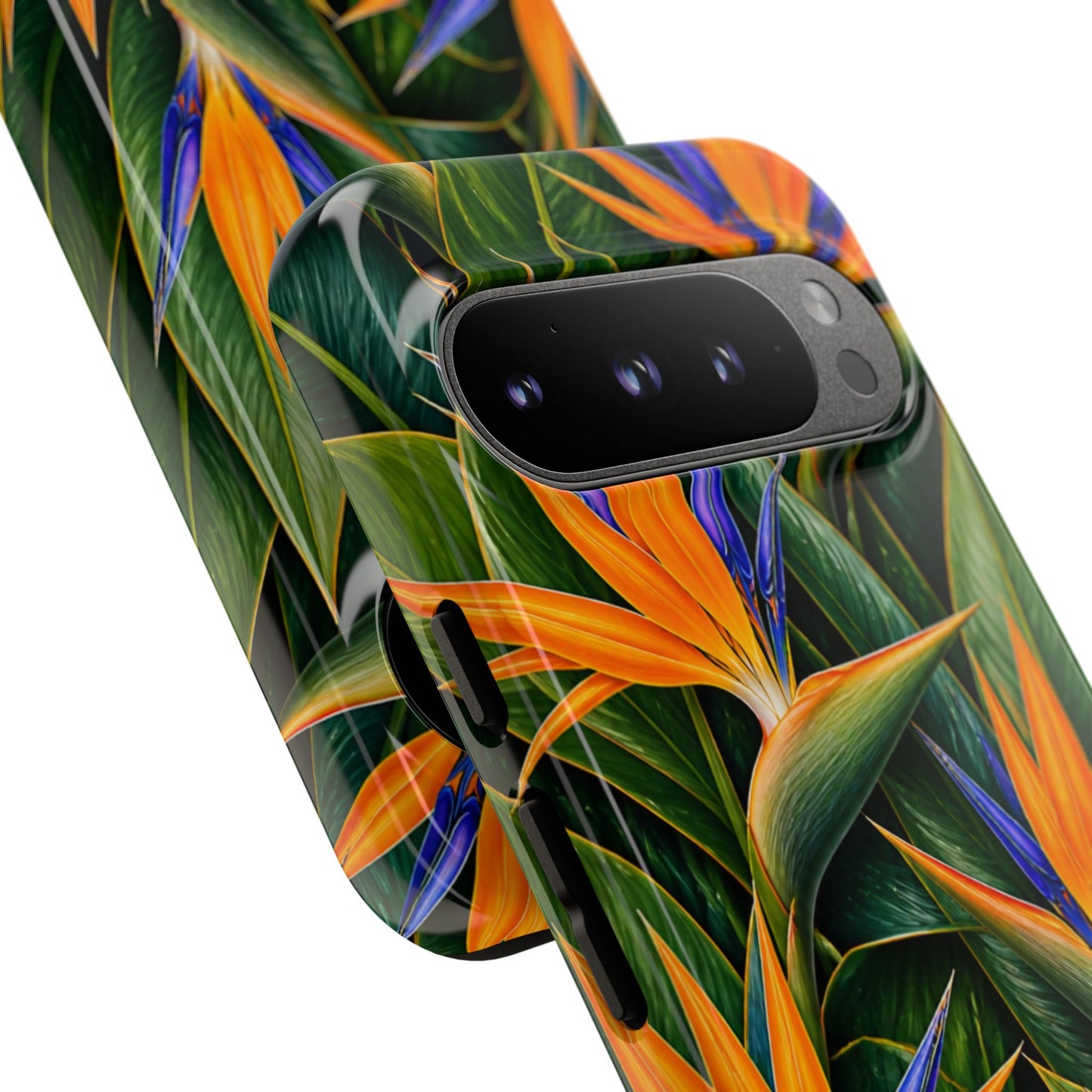Bird of Paradise Phone Case — Tropical Floral Protective Cover