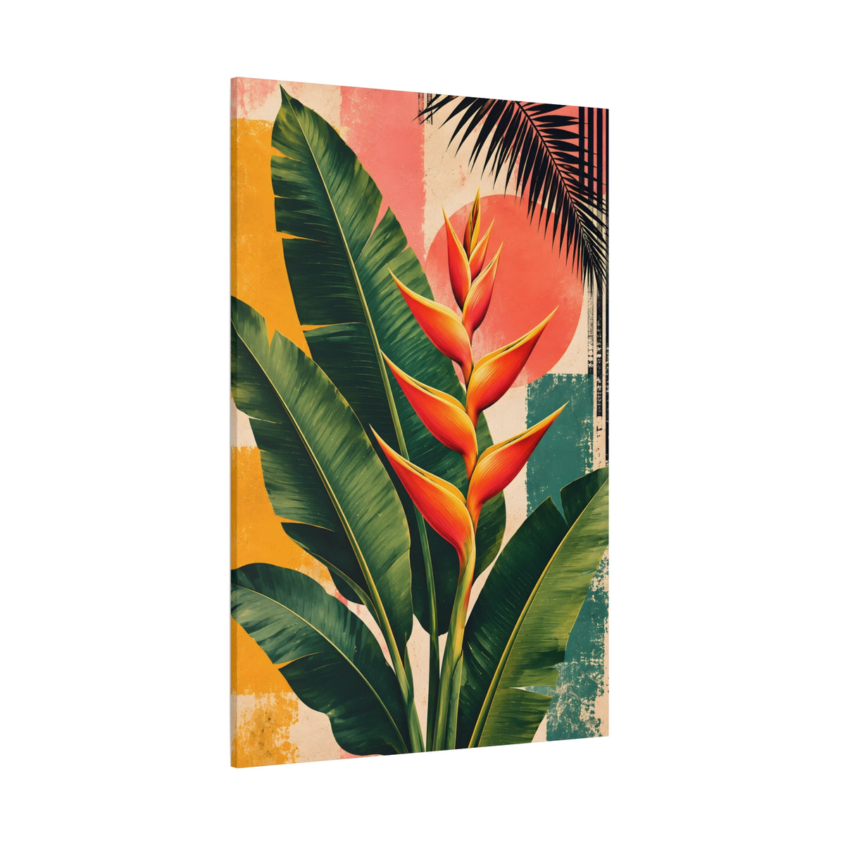 Vintage Heliconia - Canvas Wall Art