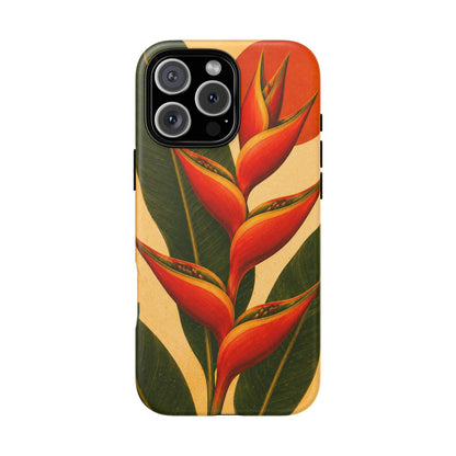 Tough Case — Tropical Heliconia Phone Case