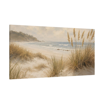 Seaside Dune Canvas Print — Matte Stretched Beach Wall Art