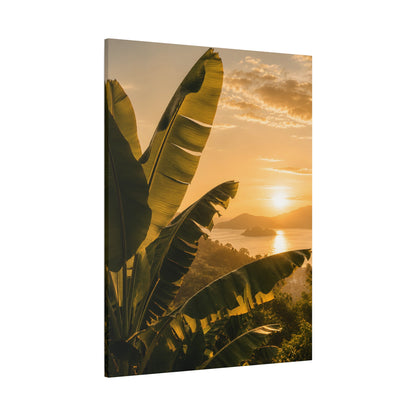 Tropical Sunset Canvas Print