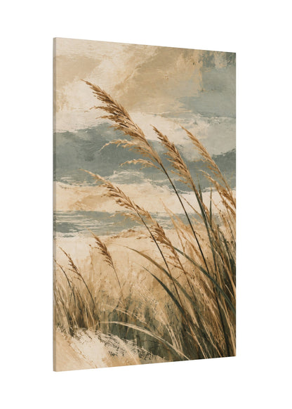 Coastal Reeds - 3 Panel Canvas Wall Art Set